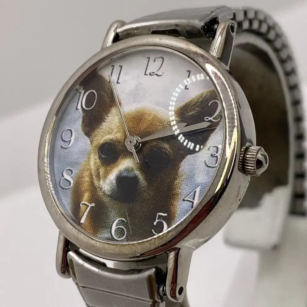 Vintage Chihuahua Stretch Watch New Battery